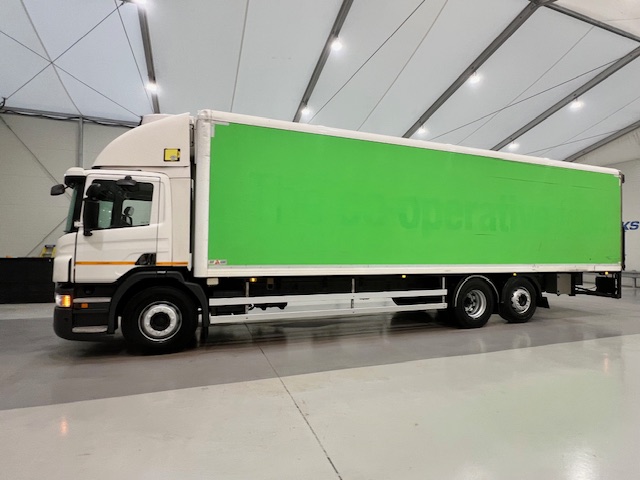 Scania P280 6×2 Rear Lift Day Cab Fridge Box