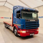 Scania 144 460 10 Tyre Sleeper Cab Flatbed - thumbnail