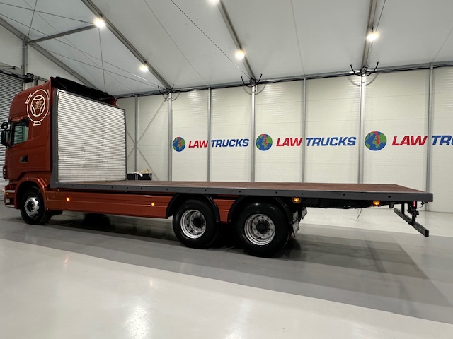 Scania R420 6×2 10 Tyre Rear Lift Flatbed Manual