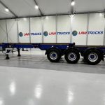 Dennison Tri Axle Sliding Skeletal Trailer BPW - thumbnail