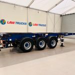Montracon Tri Axle Sliding Skeletal Trailer BPW - thumbnail