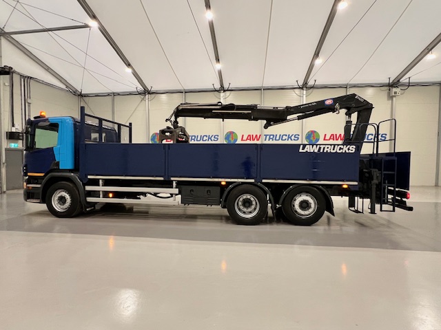 Scania P280 6×2 Rear Lift Dropside Brick Grab