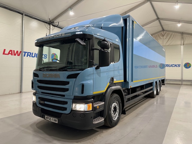 Scania P320 6×2 10 Tyre Rear Lift Insulated Box Van