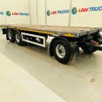 Fruehauf  Tri Axle Flatbed Drawbar Trailer - thumbnail