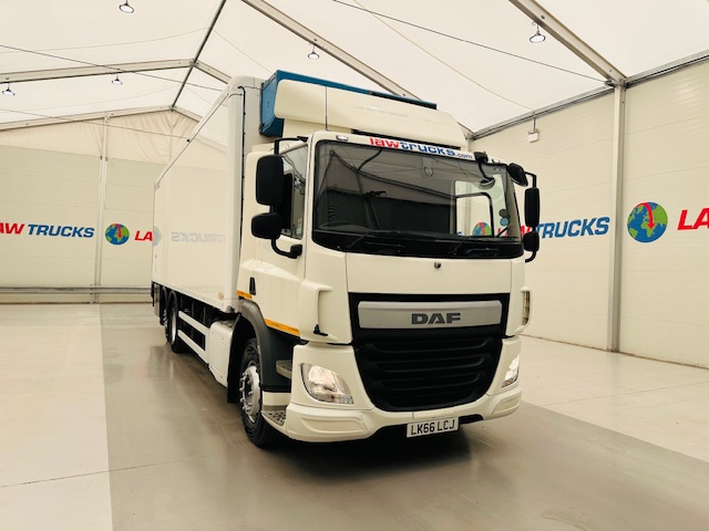 DAF CF 290 6×2 Rear Steer Fridge Box
