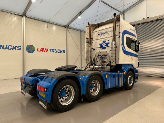 Scania R580 6×2 10 Tyre Rear Lift Tractor Unit PTO