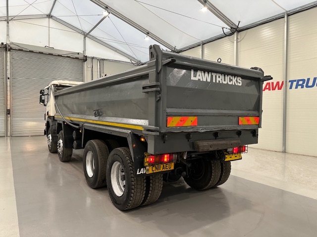 Scania P400 8×4 Rest Cab Steel Tipper