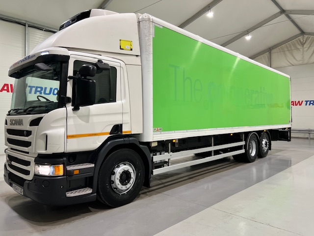 Scania P280 6×2 Rear Lift Day Cab Fridge Box