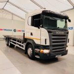 Scania R420 10 Tyre Rear Lift Flatbed - thumbnail
