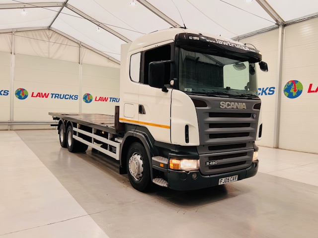 Scania R420 10 Tyre Rear Lift Flatbed