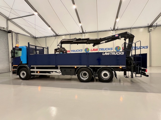 Scania P280 6×2 Rear Lift Dropside Brick Grab