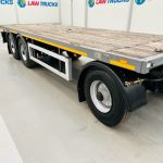 Fruehauf  Tri Axle Flatbed Drawbar Trailer - thumbnail