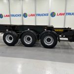 Dennison Tri Axle Sliding Skeletal Trailer BPW - thumbnail