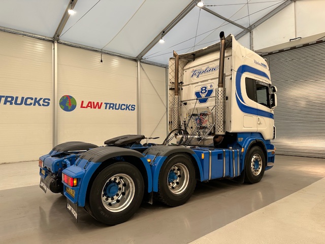 Scania R580 6×2 10 Tyre Rear Lift Tractor Unit PTO