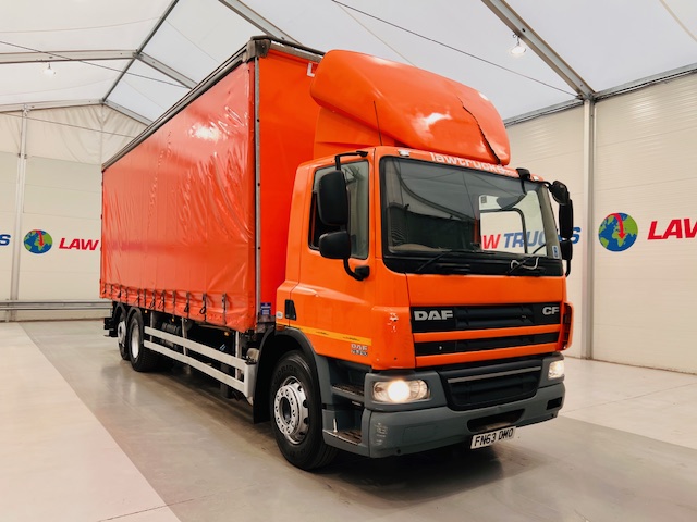 DAF CF75 310 6×2 Rear Lift Day Cab Curtainsider