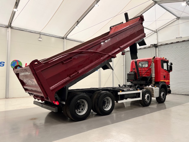 Scania G410 8×4 Rest Cab Steel Tipper