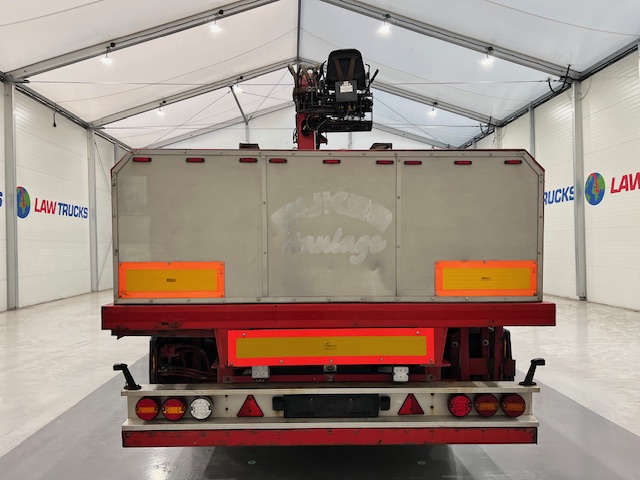 Corus Tri Axle Flatbed Brick Grab Trailer