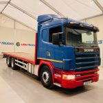 Scania 144 460 10 Tyre Sleeper Cab Flatbed - thumbnail