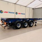 Montracon Tri Axle Sliding Skeletal Trailer BPW - thumbnail