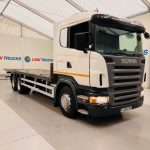 Scania R420 10 Tyre Rear Lift Flatbed - thumbnail