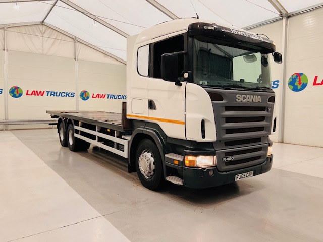 Scania R420 10 Tyre Rear Lift Flatbed