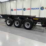 Dennison Tri Axle Sliding Skeletal Trailer BPW - thumbnail