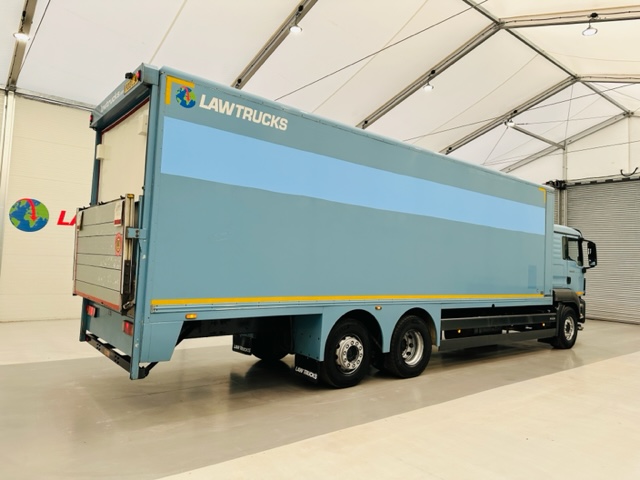 MAN TGS 26.360 6×2 Sleeper Cab Box Van