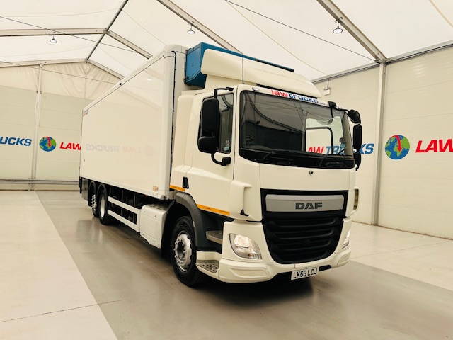 DAF CF 290 6×2 Rear Steer Fridge Box