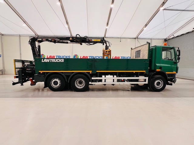 DAF CF75 310 Rear Lift Day Cab Dropside Brick Grab