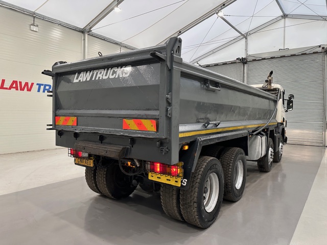 Scania P400 8×4 Rest Cab Steel Tipper