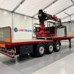 Corus Tri Axle Flatbed Brick Grab Trailer - thumbnail