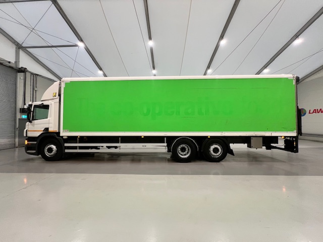Scania P280 6×2 Rear Lift Day Cab Fridge Box