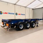 Montracon Tri Axle Sliding Skeletal Trailer BPW - thumbnail