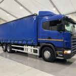 Scania 114 340 6×2 Rear Lift Sleeper Cab Curtainsider - thumbnail