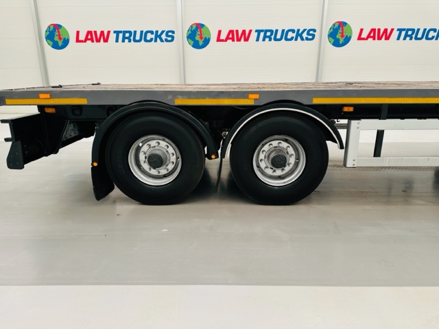 Fruehauf  Tri Axle Flatbed Drawbar Trailer