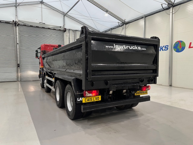 Scania G410 8×4 Sleeper Cab Steel Tipper