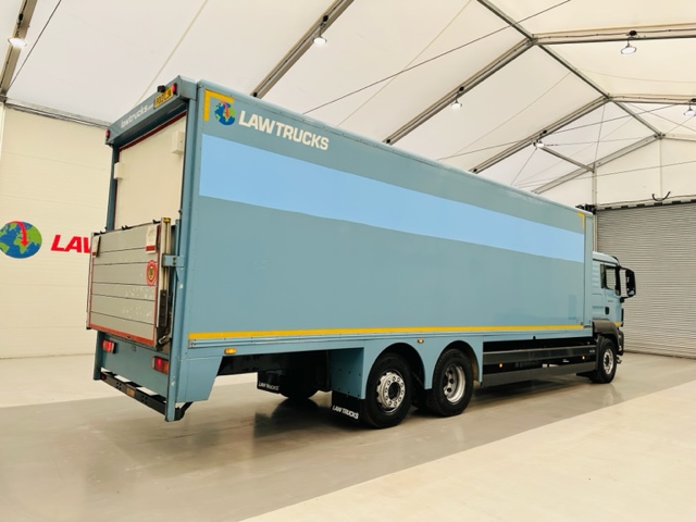 MAN TGS 26.360 6×2 Sleeper Cab Box Van