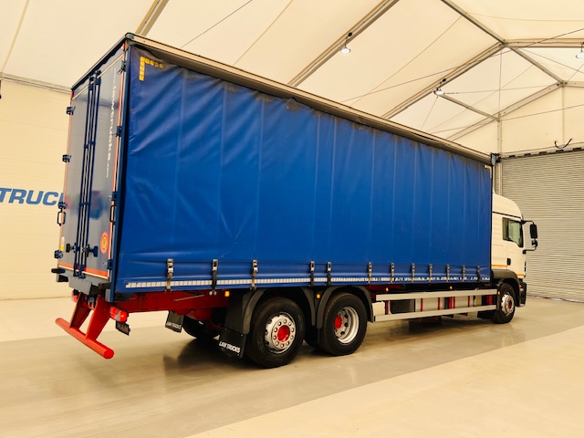 MAN TGS 26.340 6×2 Rear Steer Curtainsider