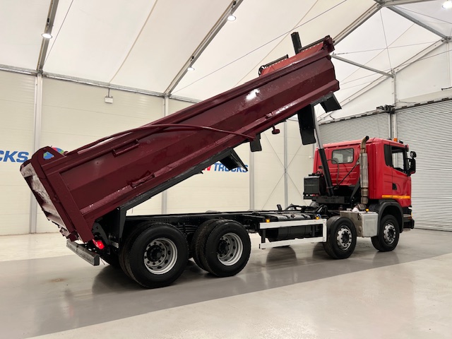 Scania G410 8×4 Rest Cab Steel Tipper