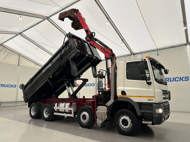 DAF CF85 410 8×4 Day Cab Steel Tipper Grab