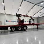 Corus Tri Axle Flatbed Brick Grab Trailer - thumbnail