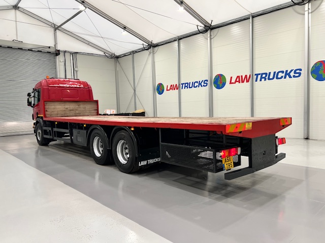Scania P320 6×2 10 Tyre Rear Lift Flatbed
