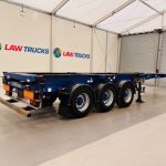Montracon Tri Axle Sliding Skeletal Trailer BPW - thumbnail