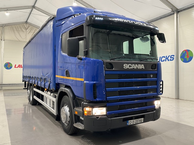 Scania 114 340 6×2 Rear Lift Sleeper Cab Curtainsider