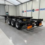 Dennison Tri Axle Sliding Skeletal Trailer BPW - thumbnail