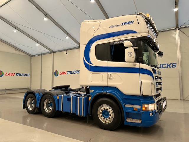 Scania R580 6×2 10 Tyre Rear Lift Tractor Unit PTO