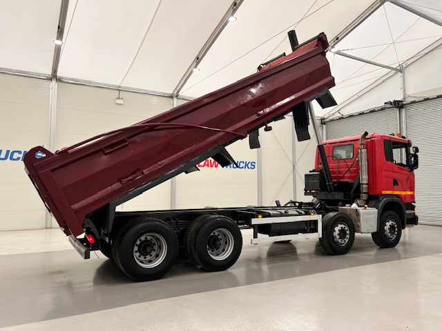 Scania G410 8×4 Rest Cab Steel Tipper