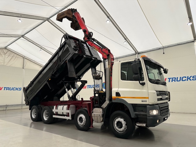 DAF CF85 410 8×4 Day Cab Steel Tipper Grab
