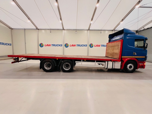 Scania 144 460 10 Tyre Sleeper Cab Flatbed
