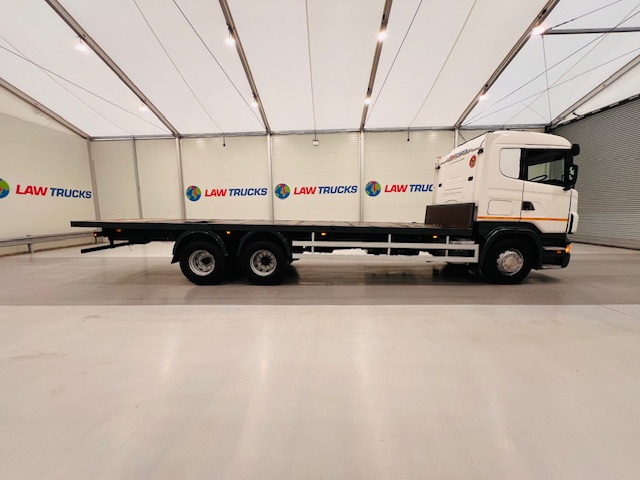 Scania R420 10 Tyre Rear Lift Flatbed